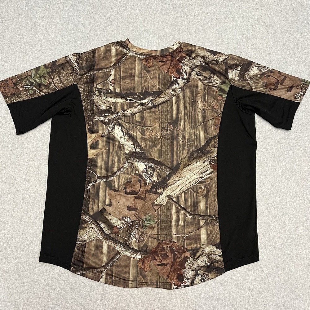 Mossy Oak Shirt Men's XXL Camo Short Sleeve Break Up Infinity Outdoor Hunting - Picture 6 of 11